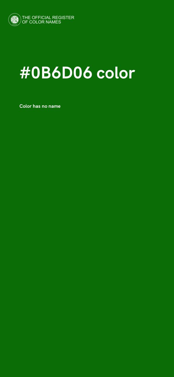 #0B6D06 color image