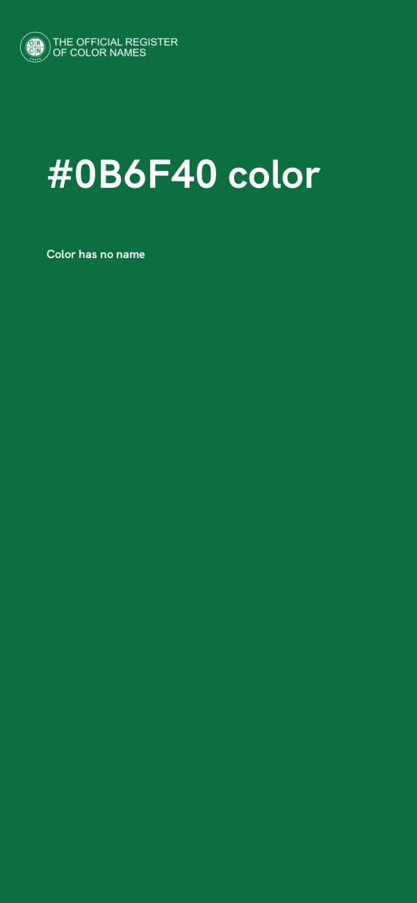 #0B6F40 color image