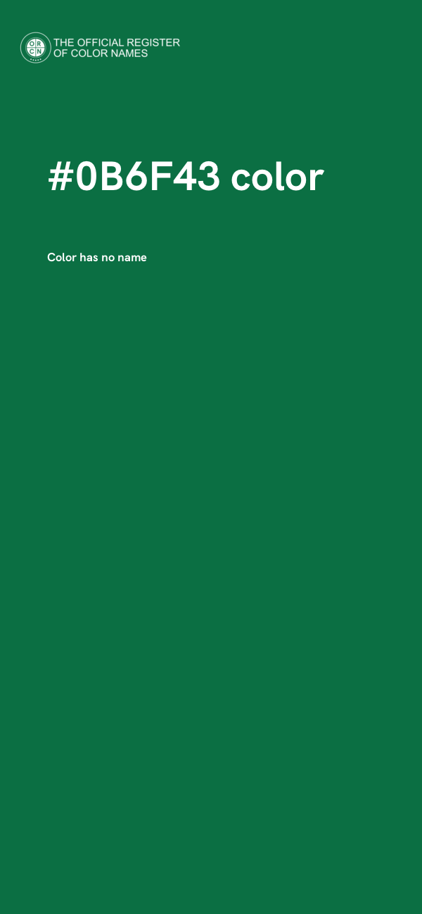 #0B6F43 color image