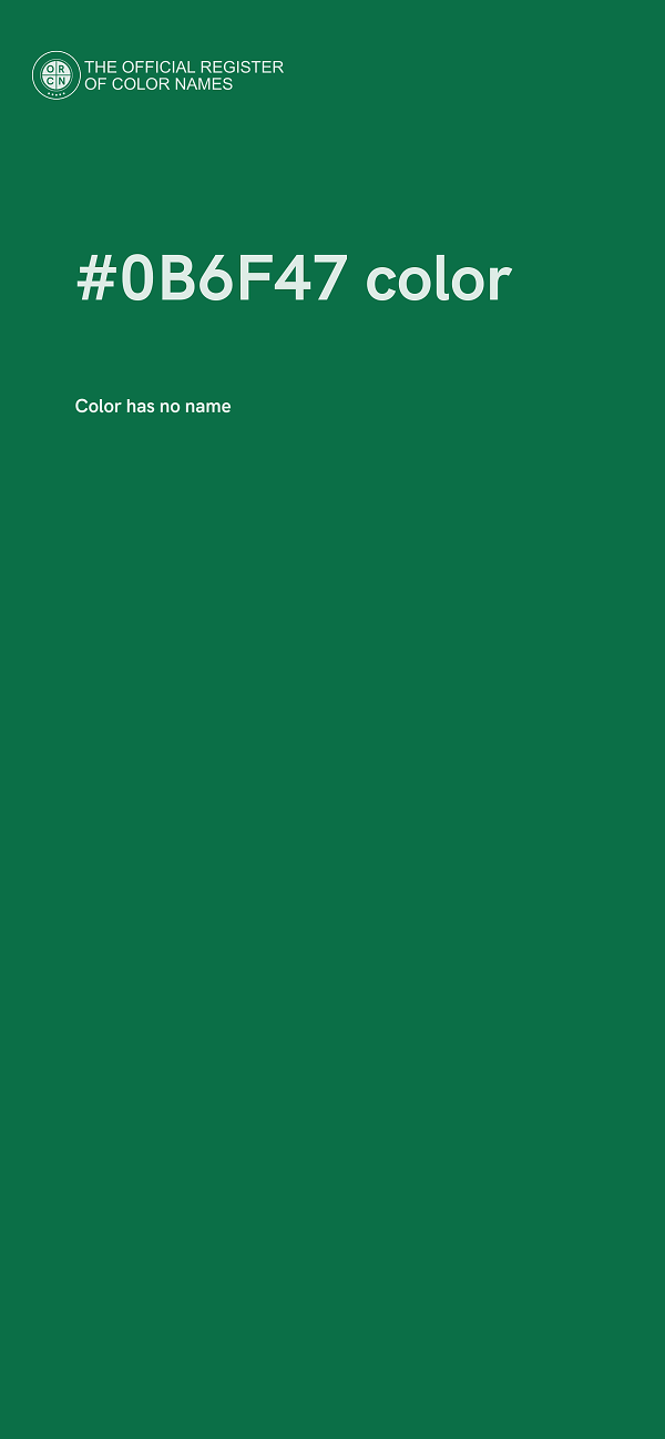 #0B6F47 color image