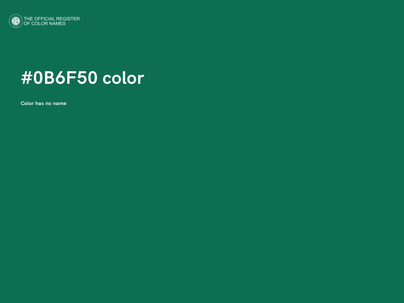 #0B6F50 color image