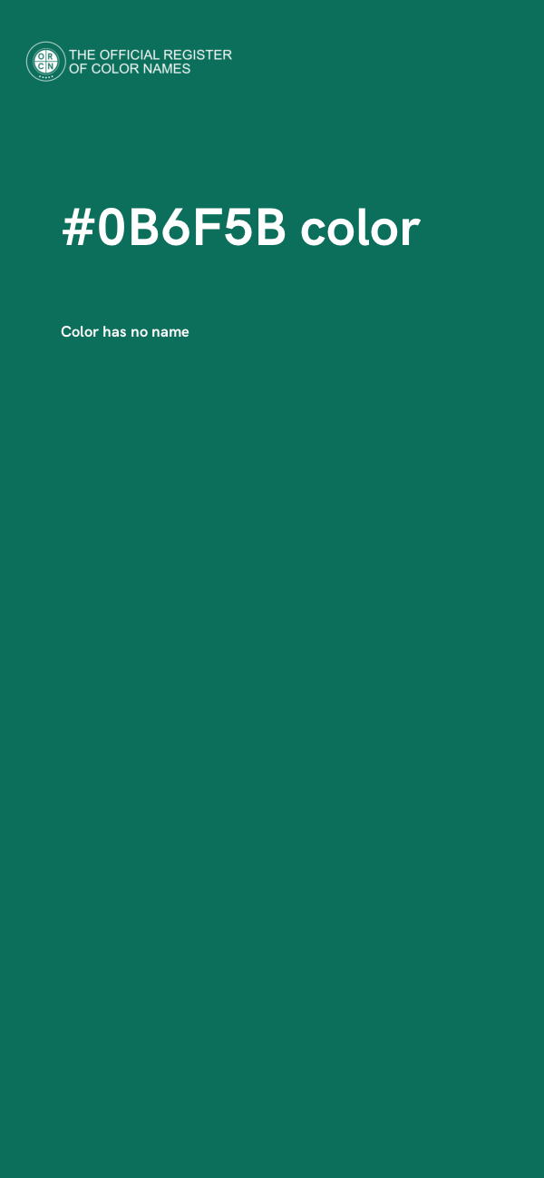 #0B6F5B color image