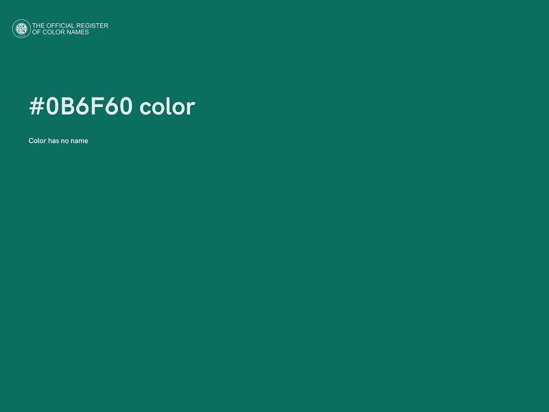 #0B6F60 color image