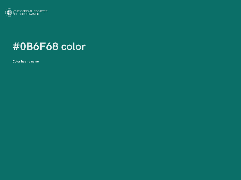 #0B6F68 color image