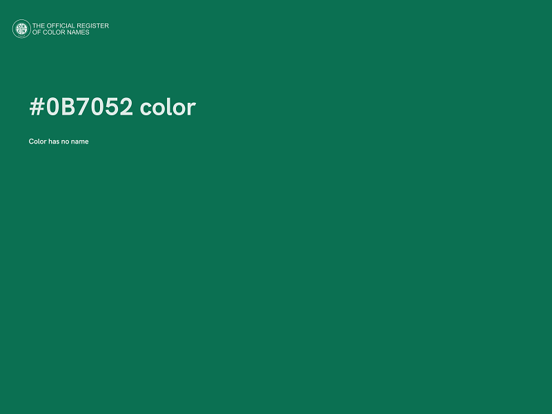 #0B7052 color image
