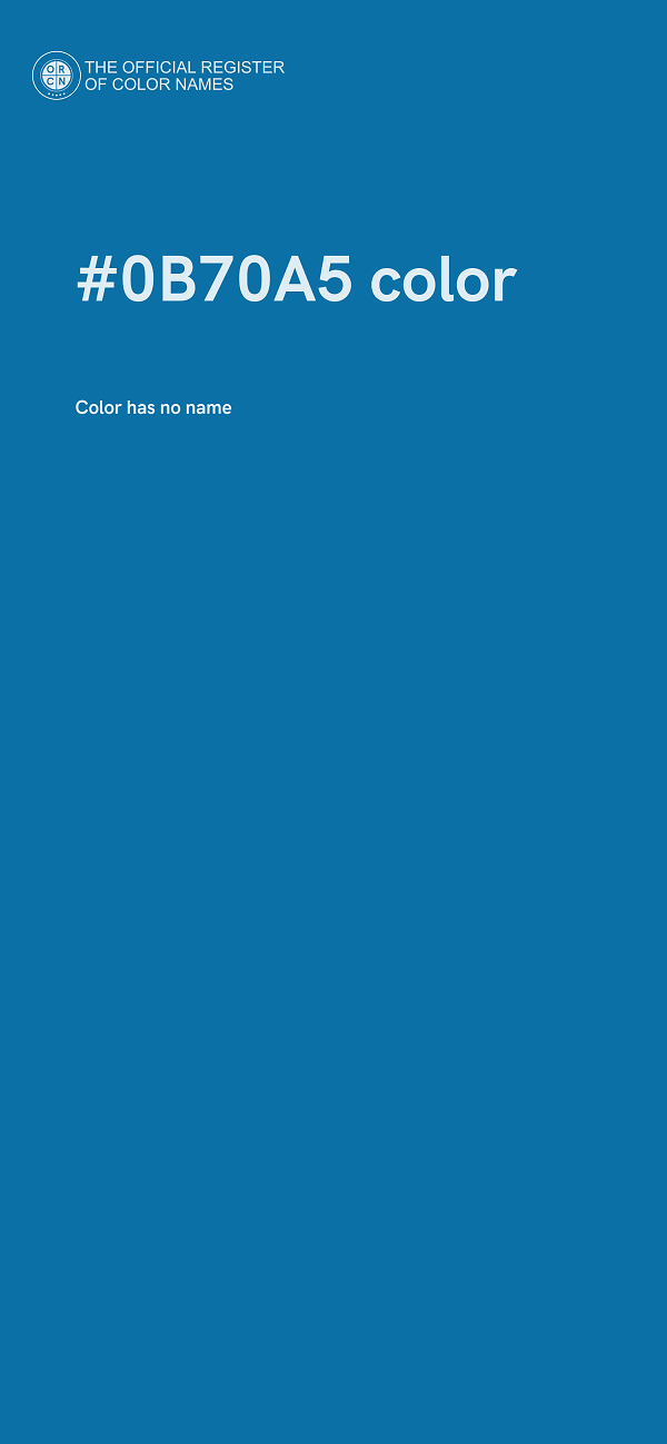 #0B70A5 color image