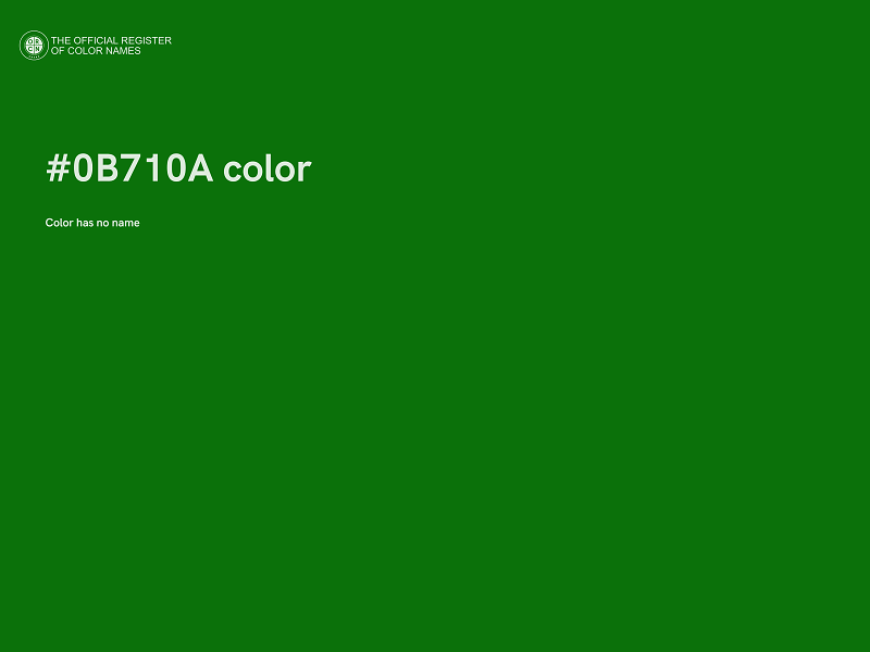 #0B710A color image