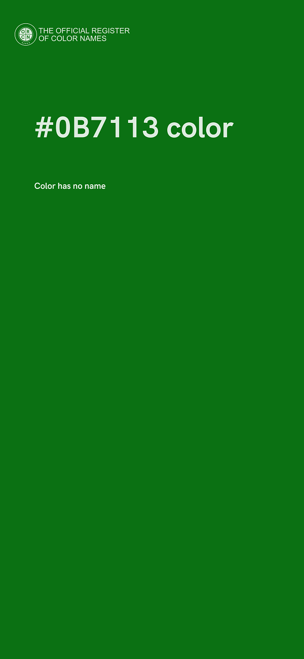 #0B7113 color image