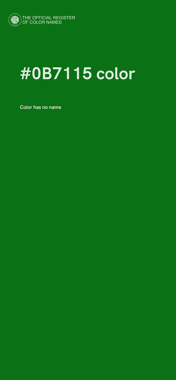 #0B7115 color image