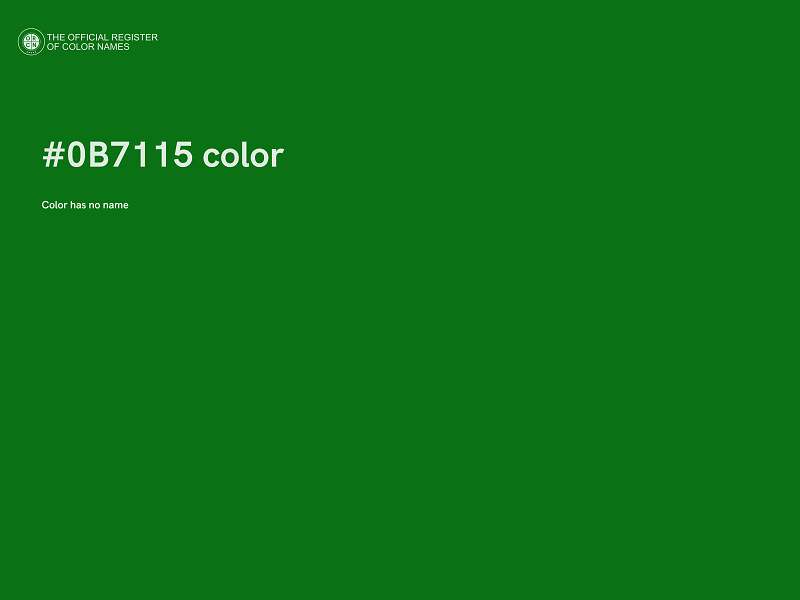#0B7115 color image
