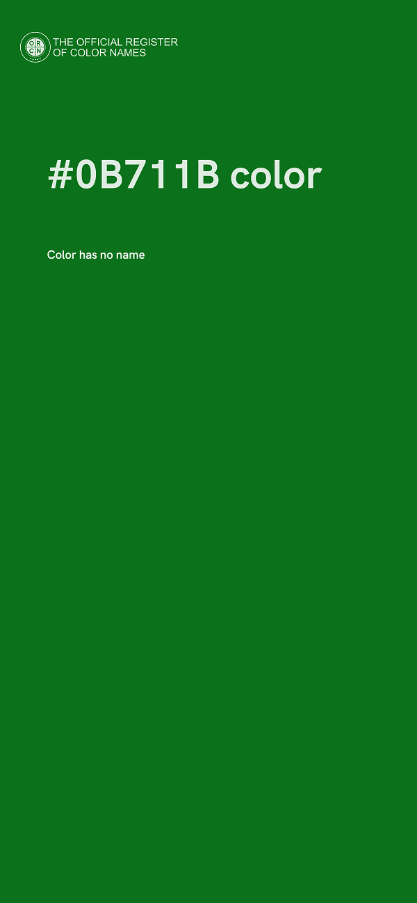 #0B711B color image
