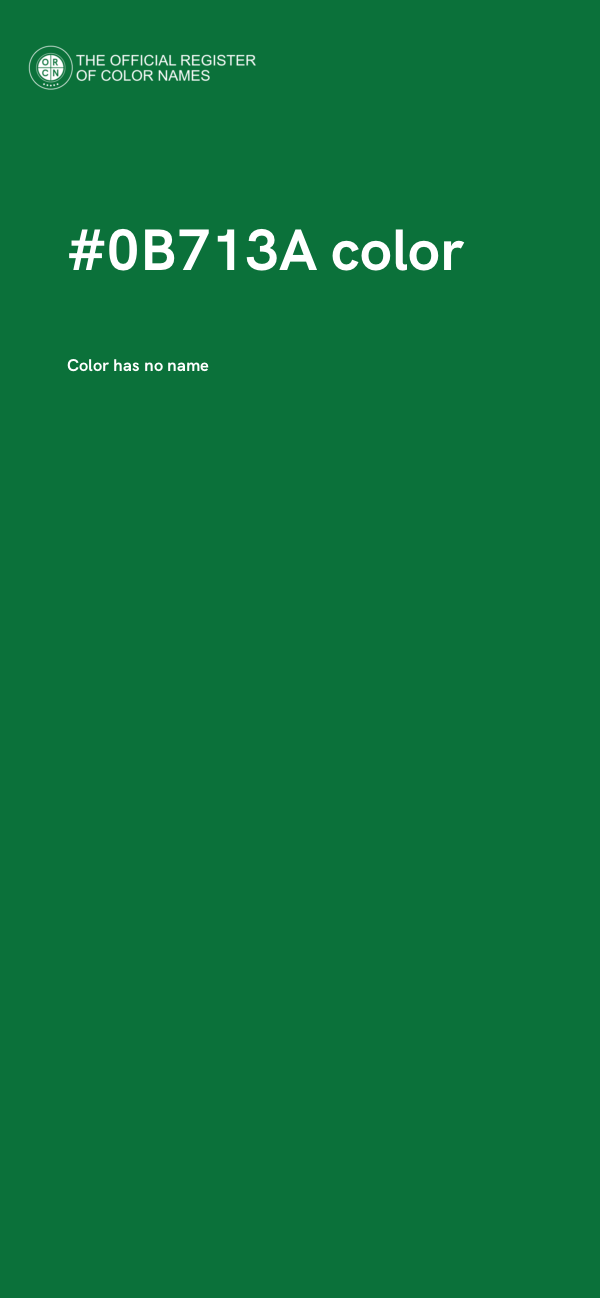 #0B713A color image