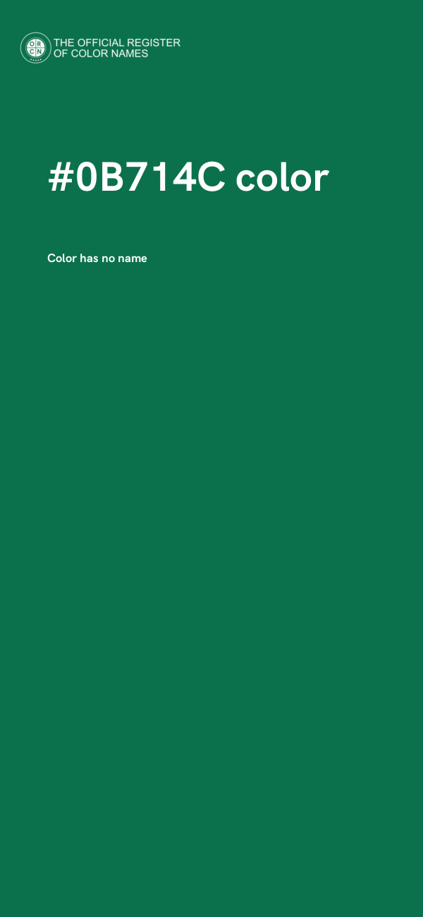 #0B714C color image