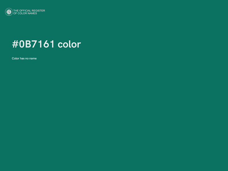 #0B7161 color image