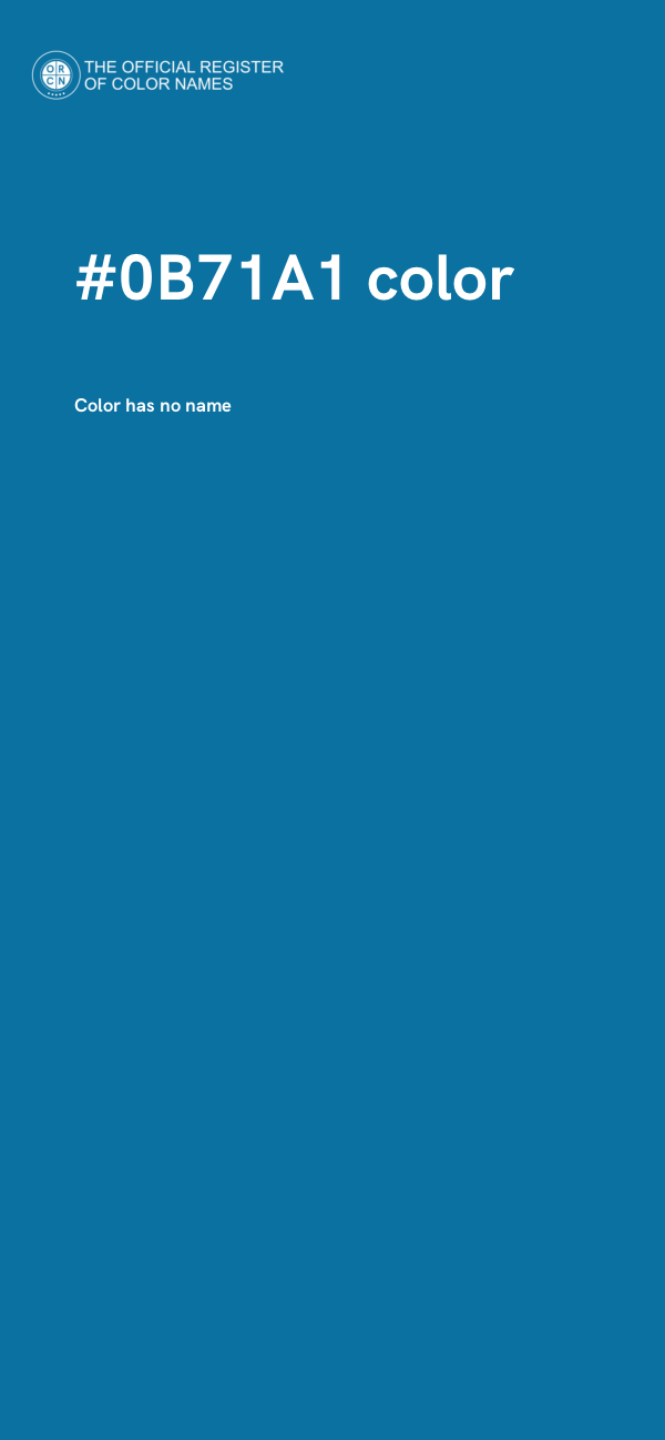 #0B71A1 color image