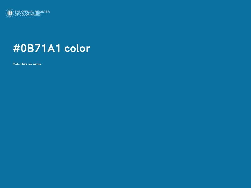 #0B71A1 color image