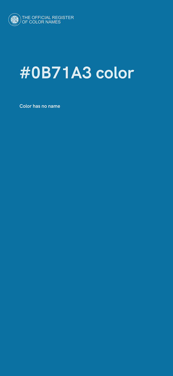 #0B71A3 color image