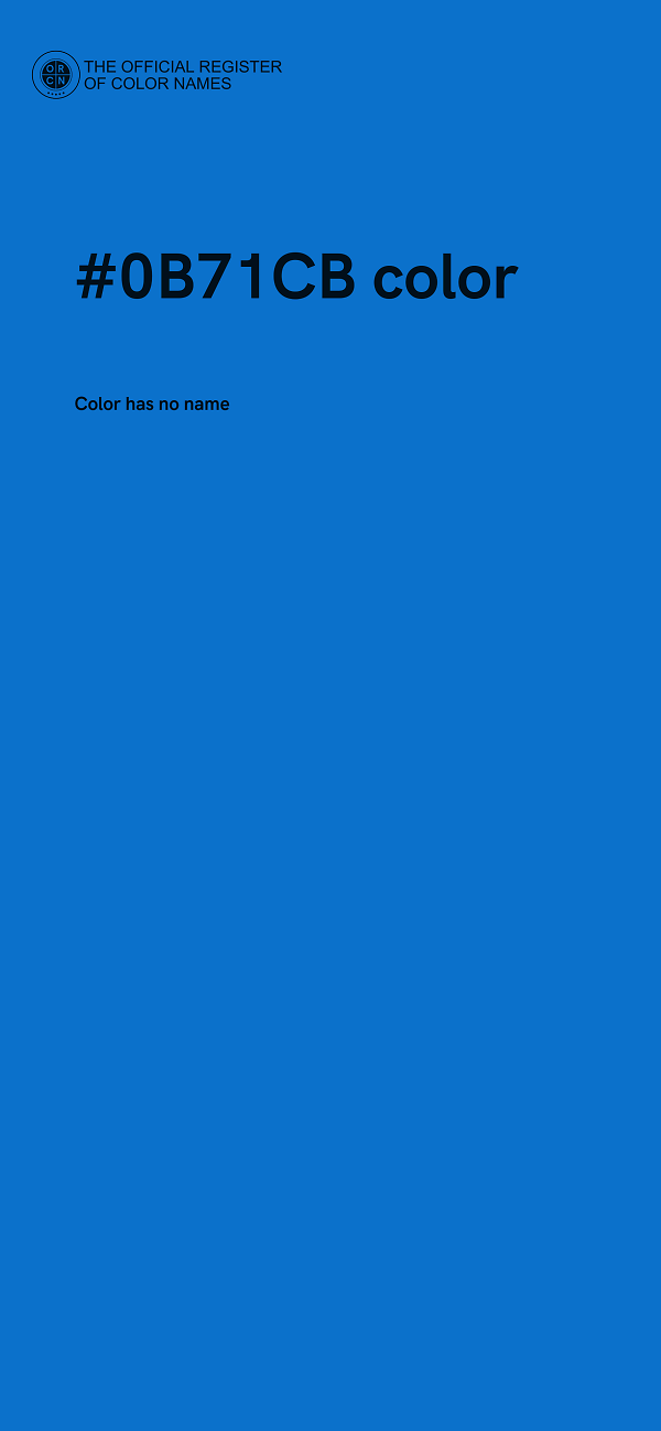 #0B71CB color image