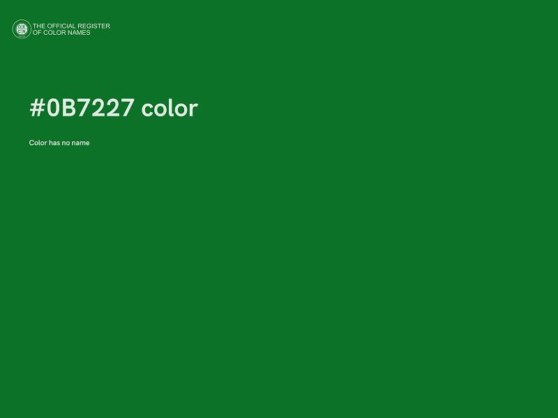 #0B7227 color image