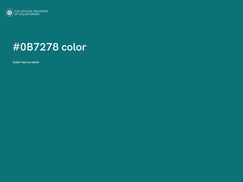 #0B7278 color image