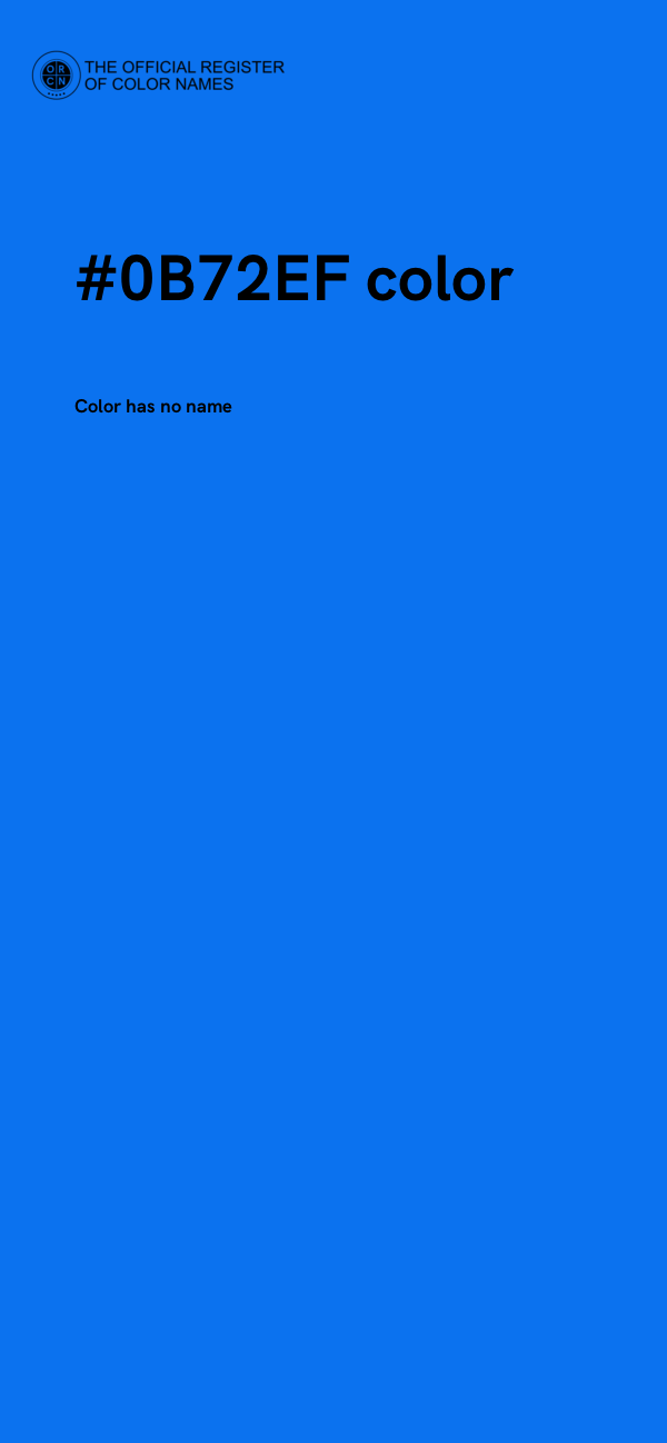 #0B72EF color image