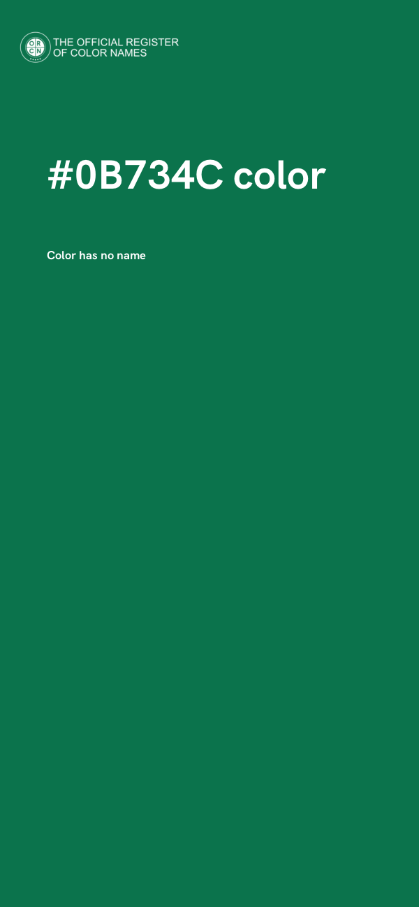 #0B734C color image