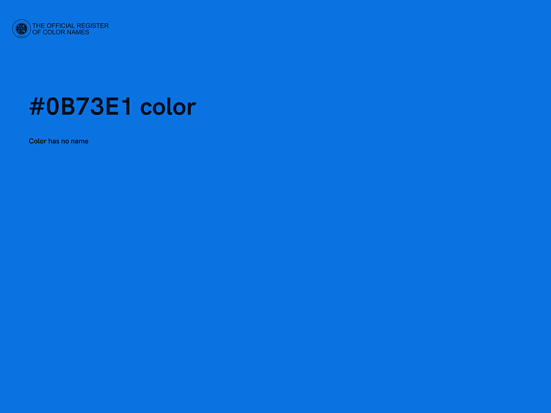 #0B73E1 color image