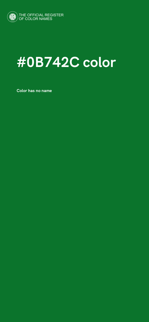 #0B742C color image