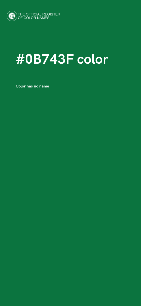 #0B743F color image