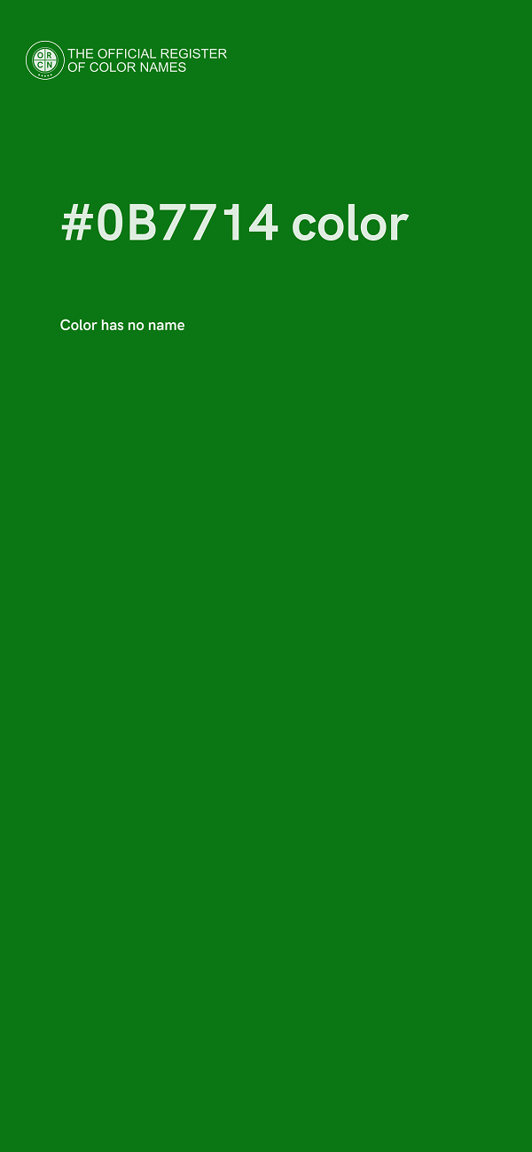 #0B7714 color image