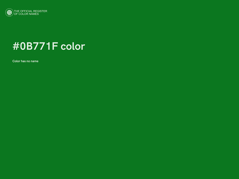 #0B771F color image