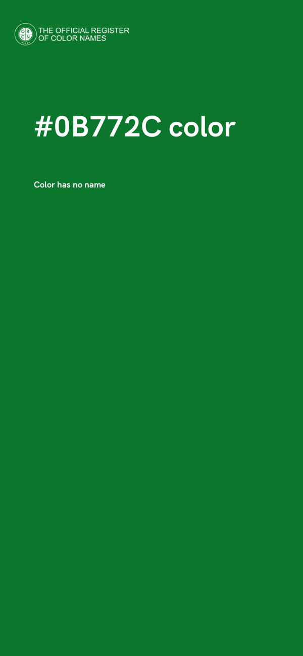 #0B772C color image