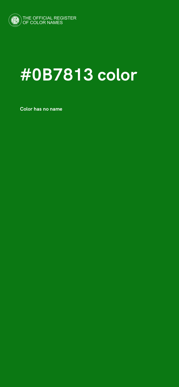 #0B7813 color image
