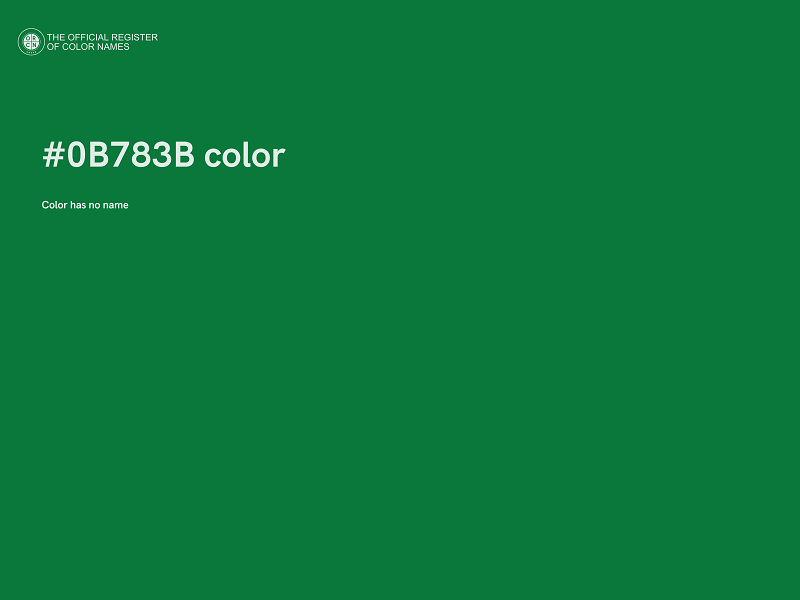 #0B783B color image