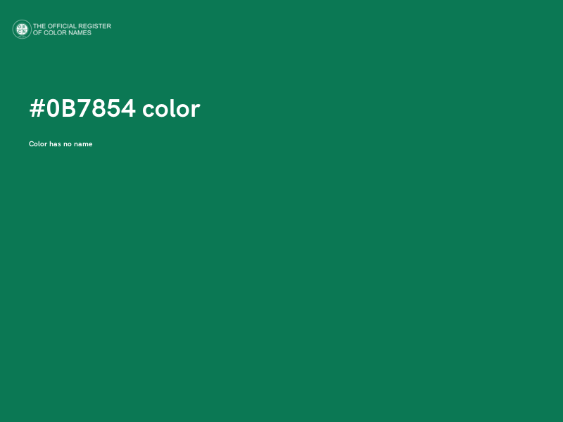 #0B7854 color image