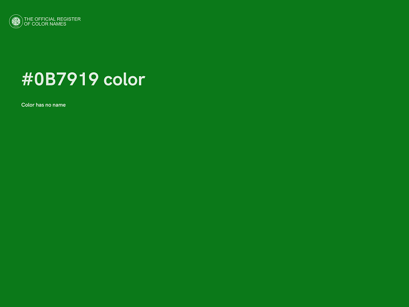 #0B7919 color image