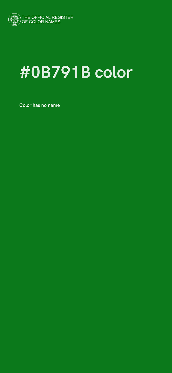 #0B791B color image