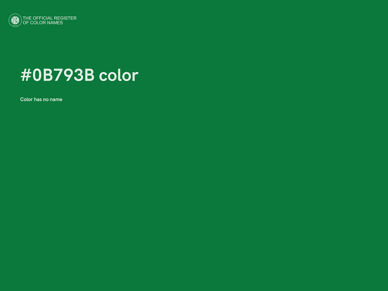#0B793B color image
