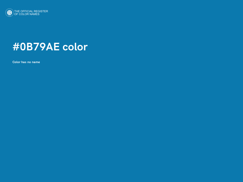 #0B79AE color image