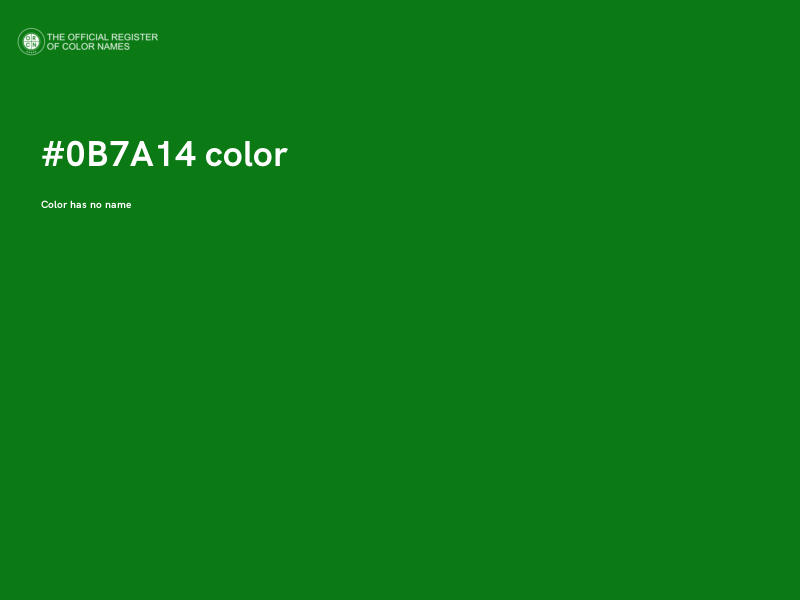 #0B7A14 color image