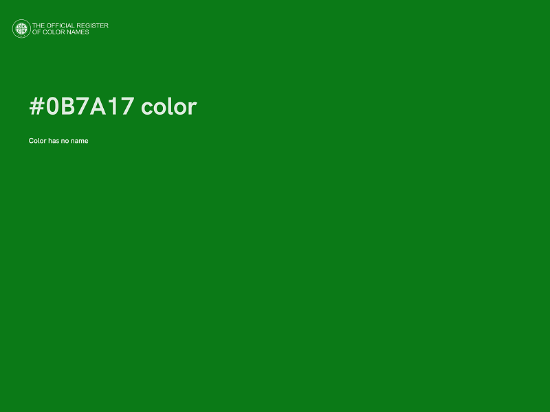 #0B7A17 color image