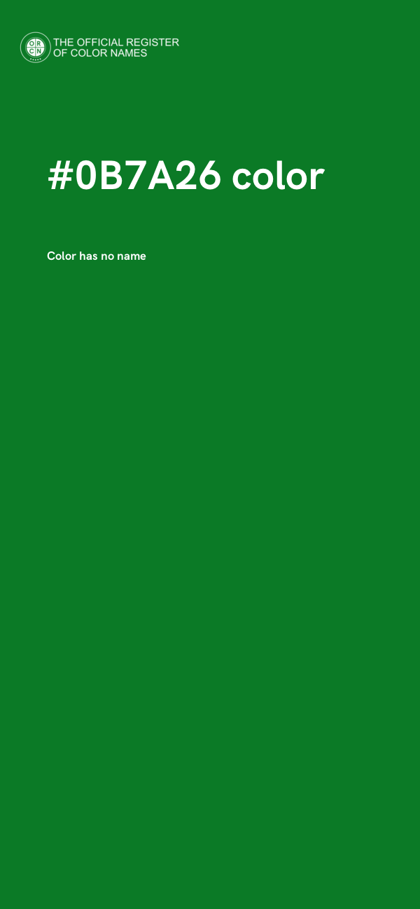 #0B7A26 color image
