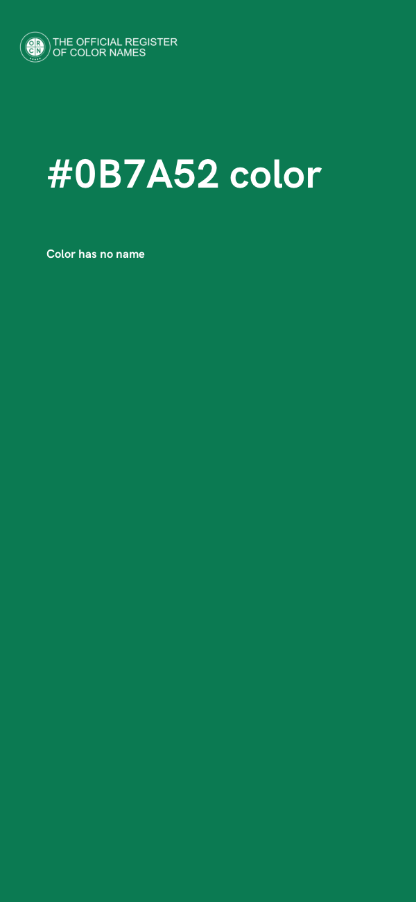 #0B7A52 color image