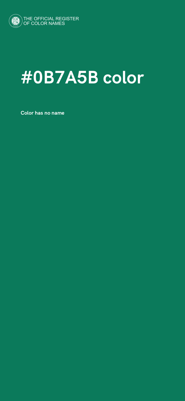 #0B7A5B color image