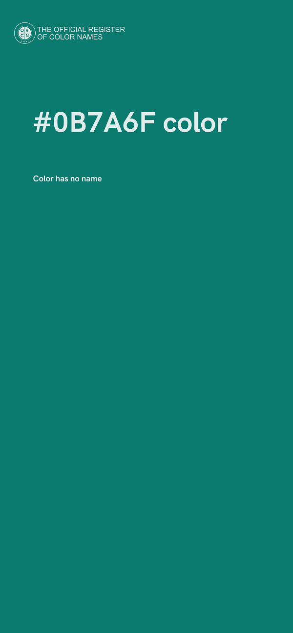 #0B7A6F color image
