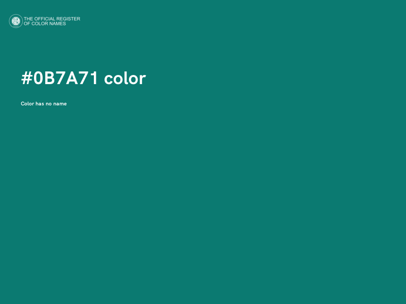 #0B7A71 color image