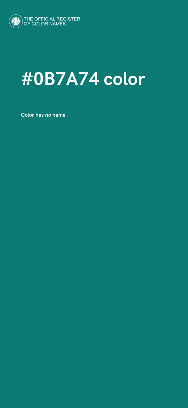 #0B7A74 color image