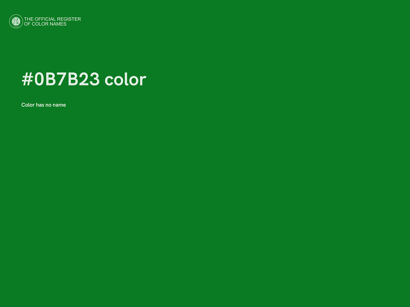 #0B7B23 color image