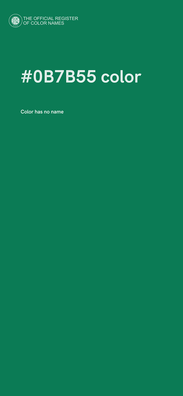 #0B7B55 color image