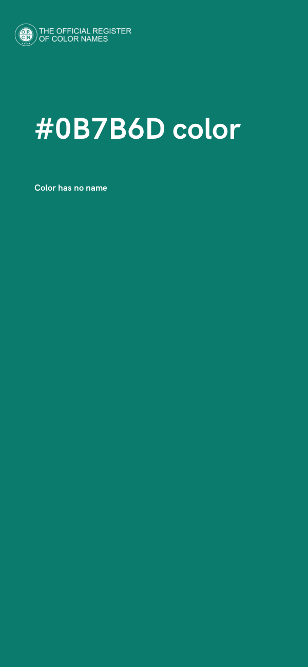 #0B7B6D color image